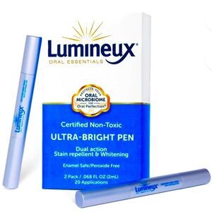 Lumineux Ultra-Bright Dual Action Stain Repellent & Whitening Pen- 2PK